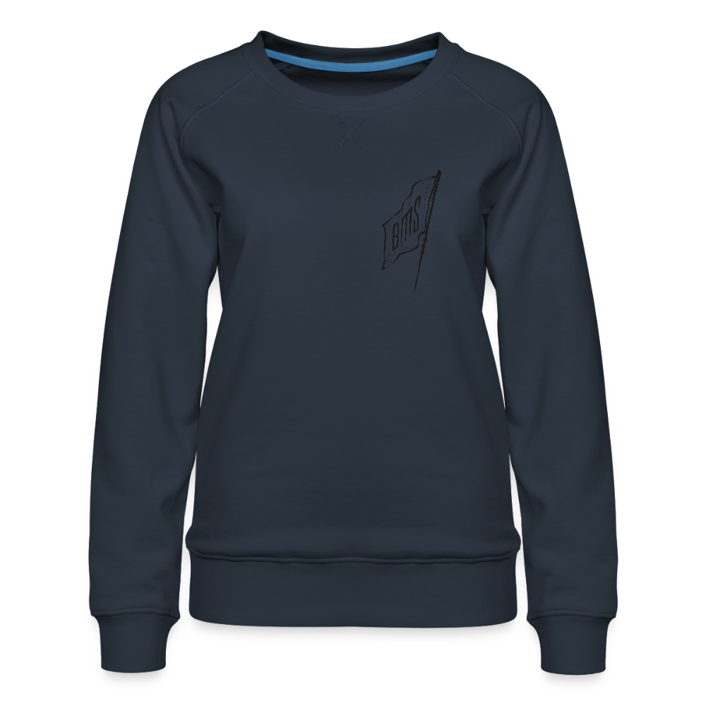 Asia Boot Frauen Premium Pullover - Navy