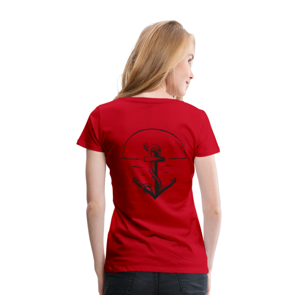 Anker Frauen Premium T-Shirt - Rot