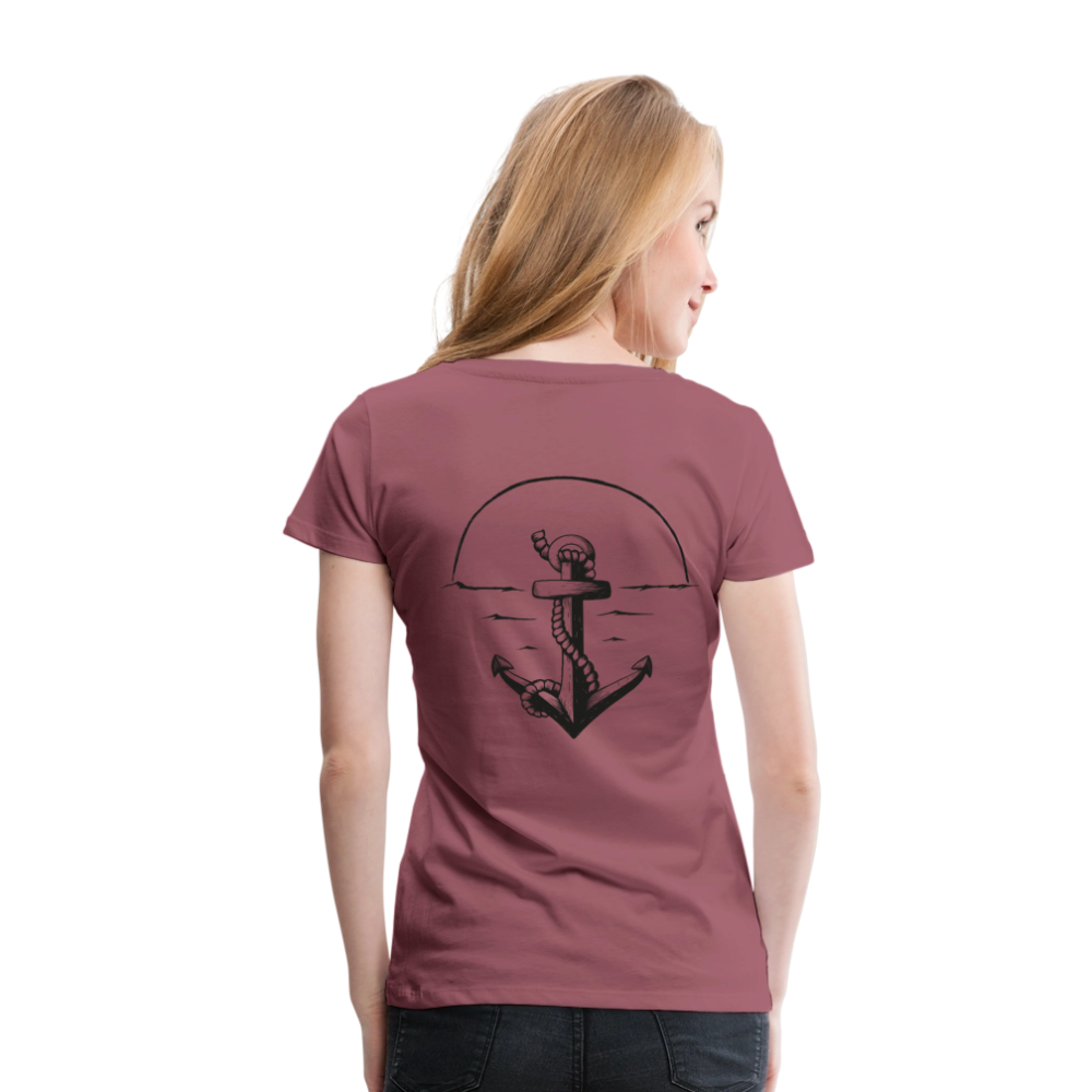 Anker Frauen Premium T-Shirt - Malve
