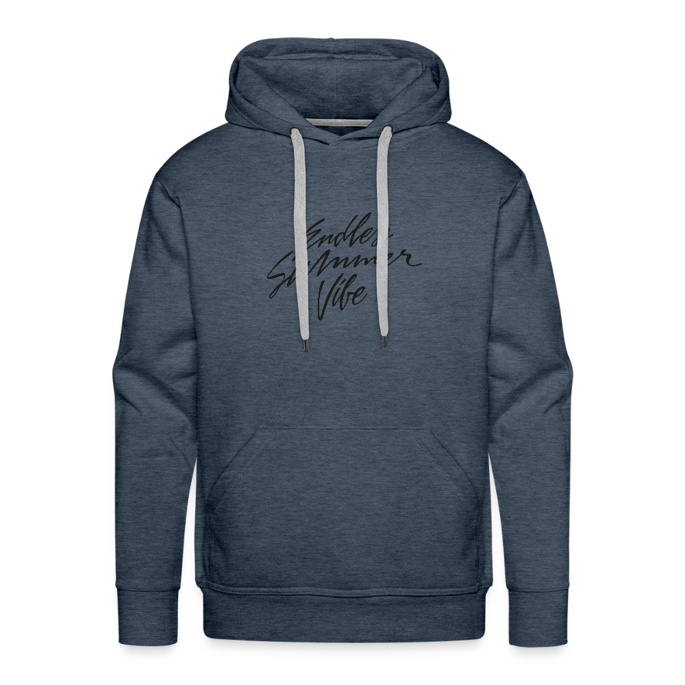 Delfine Männer Premium Hoodie - Jeansblau