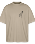 Asia Boot Stanley/Stella Oversized Unisex Bio T-Shirt Blaster - Steingrau