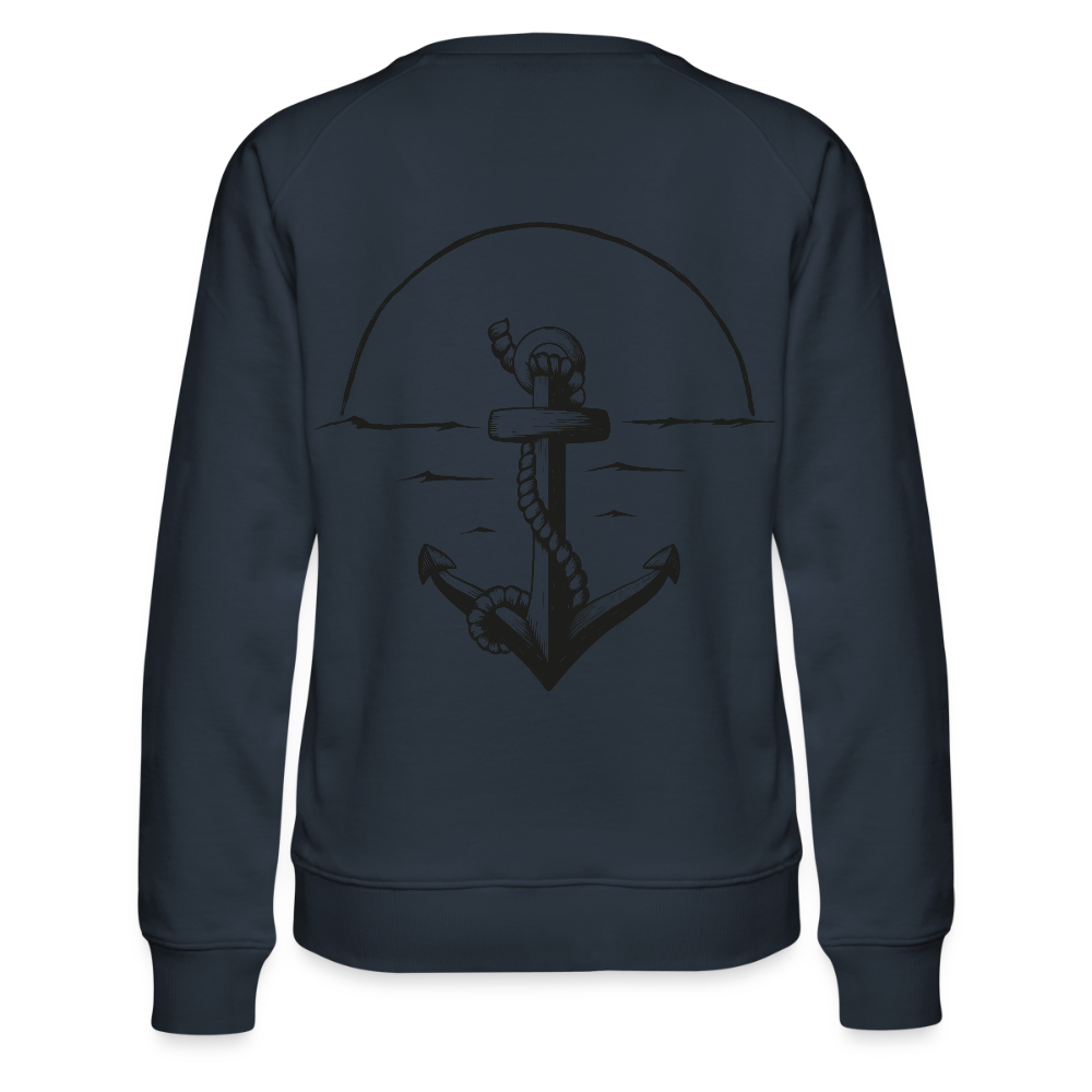 Anker Frauen Premium Pullover - Navy