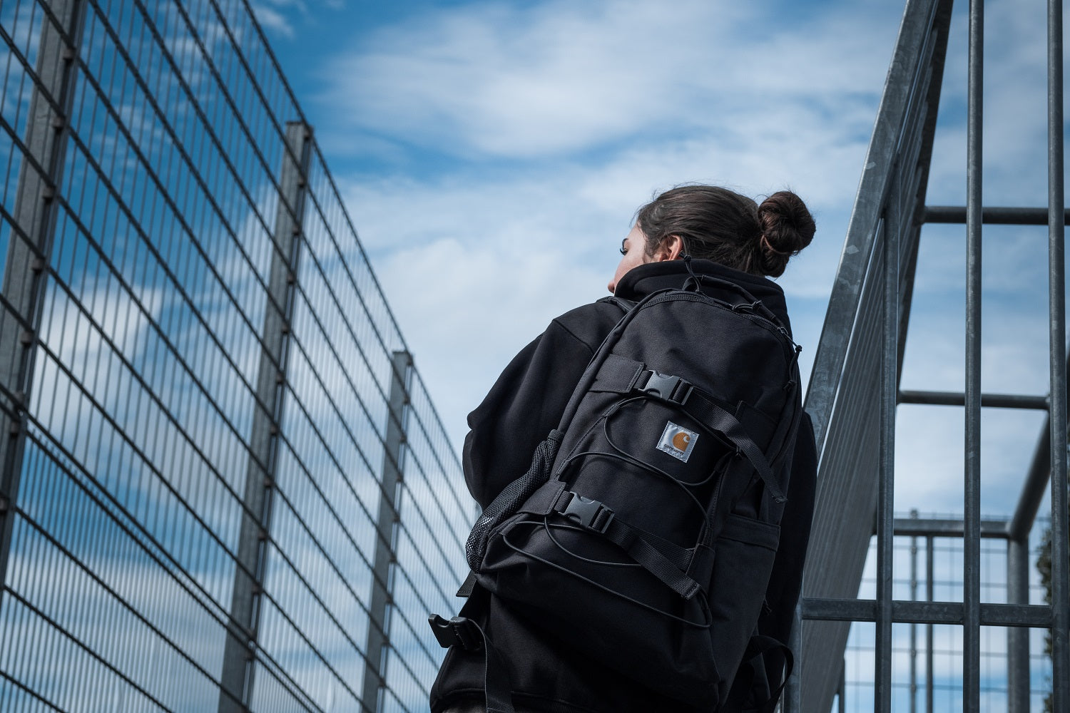 Carhartt WIP Kickflip Backpack Rucksack (black) - Blue Mountain Store