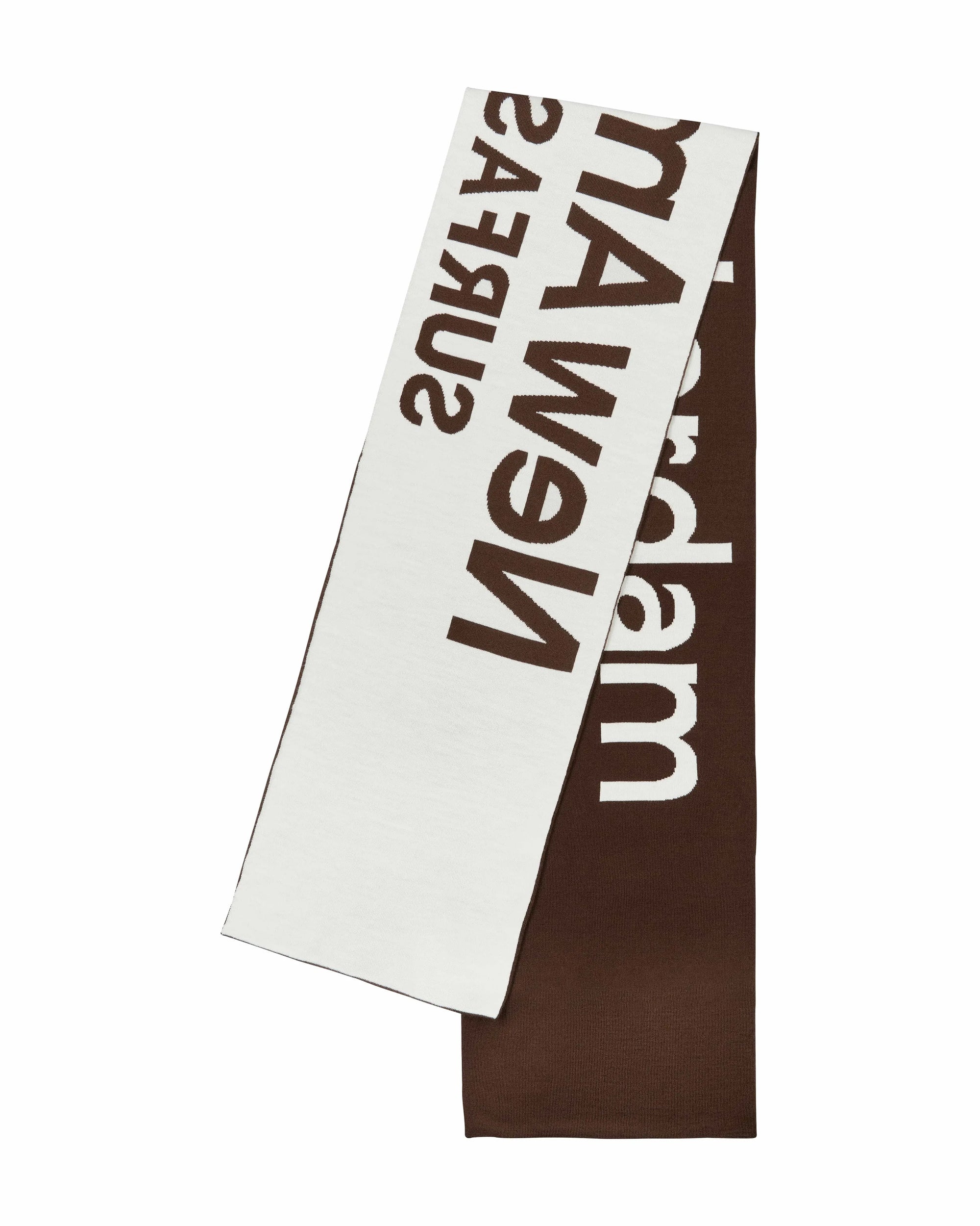New Amsterdam Name Scarf (egret) - Blue Mountain Store