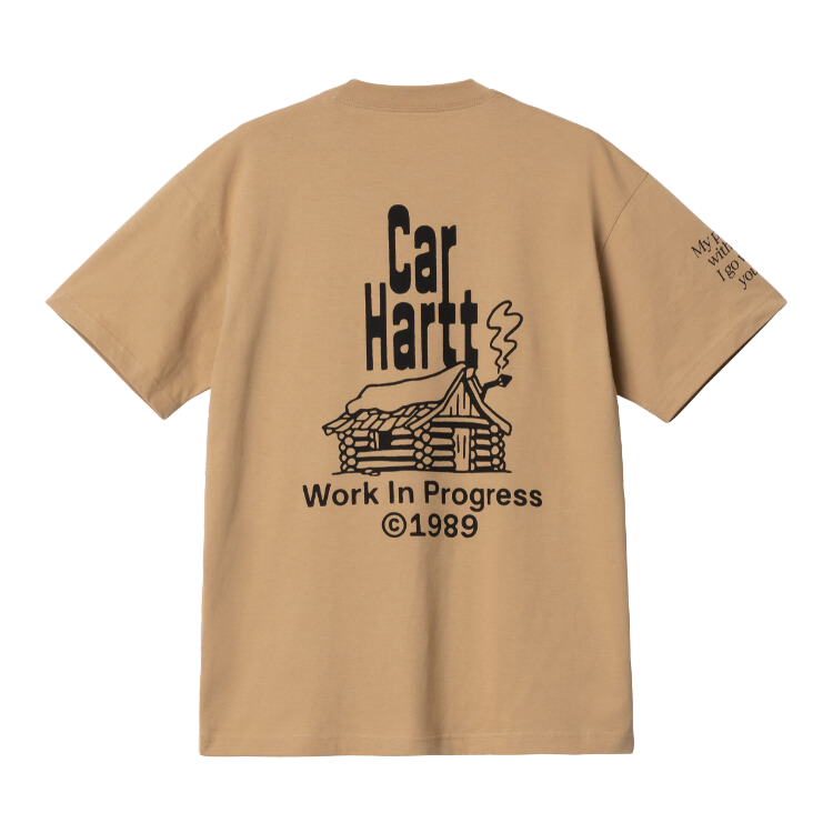 Carhartt WIP S/S Home T-Shirt (dusty H brown/black) - Blue Mountain Store