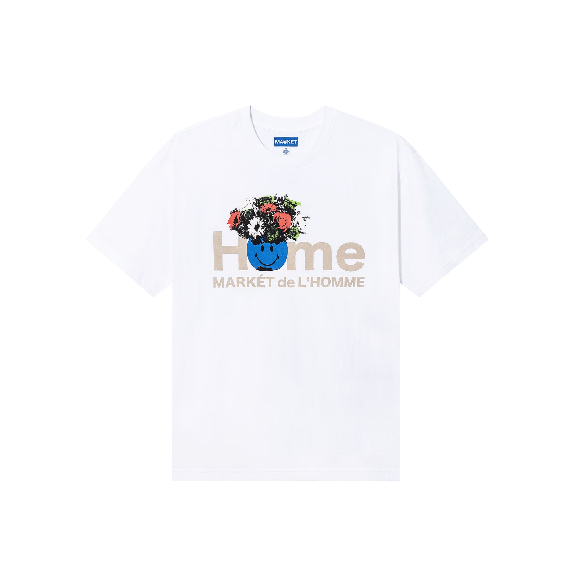 Market &quot;Smiley Market De L&#39;Homme T-Shirt (white) - Blue Mountain Store