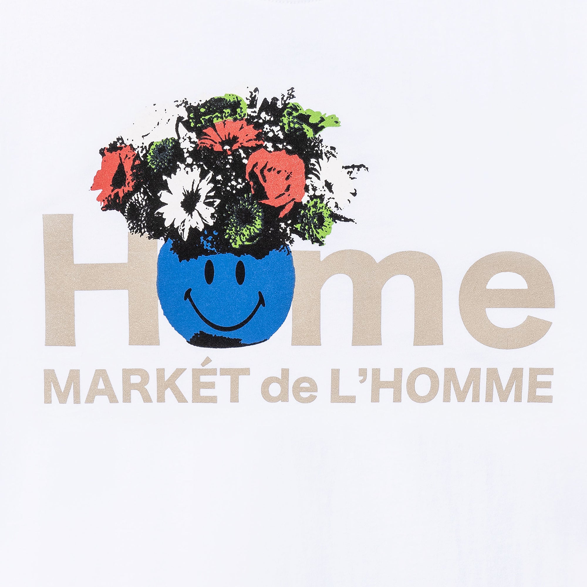 Market &quot;Smiley Market De L&#39;Homme T-Shirt (white) - Blue Mountain Store