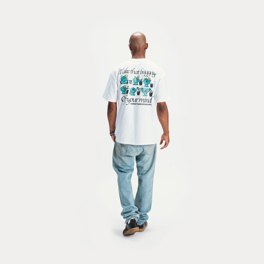 Market Sanitation Dept T-Shirt (white) - Blue Mountain Store