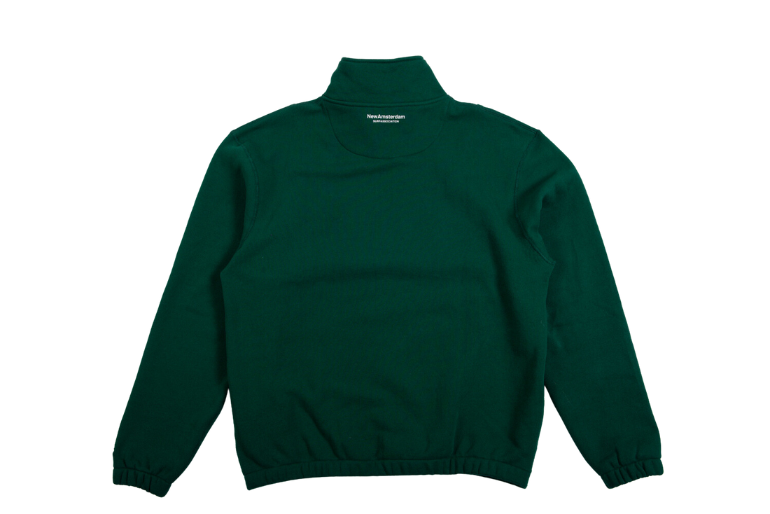 New Amsterdam Sea Half-Zip (green) - Blue Mountain Store