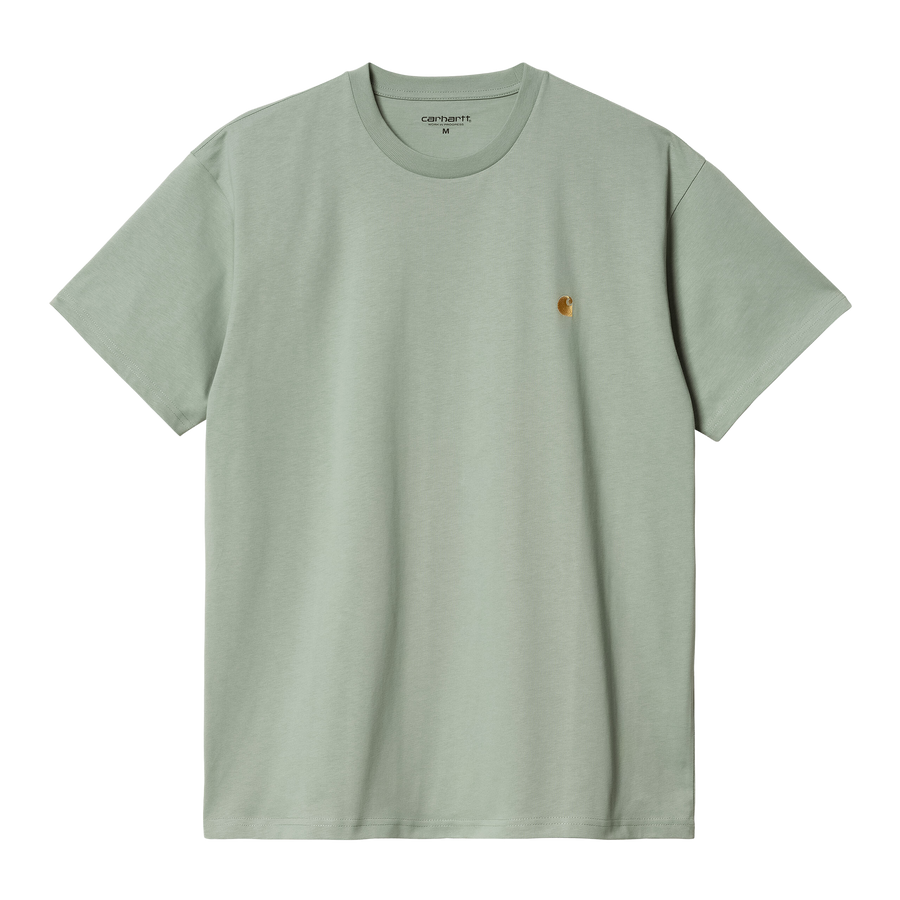 Carhartt WIP S/S Chase T-Shirt (glassy teal/gold) - Blue Mountain Store