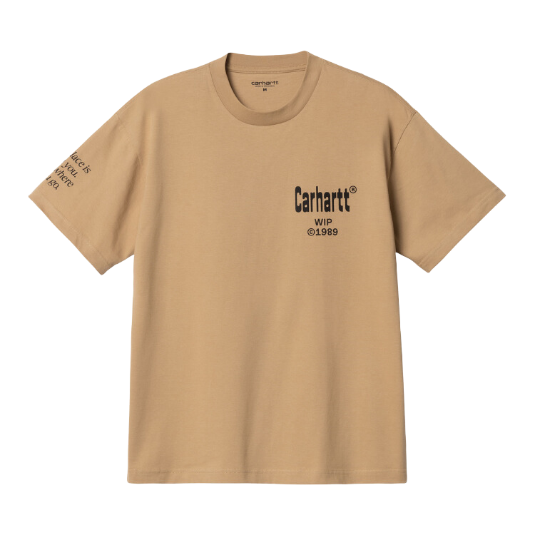 Carhartt WIP S/S Home T-Shirt (dusty H brown/black) - Blue Mountain Store