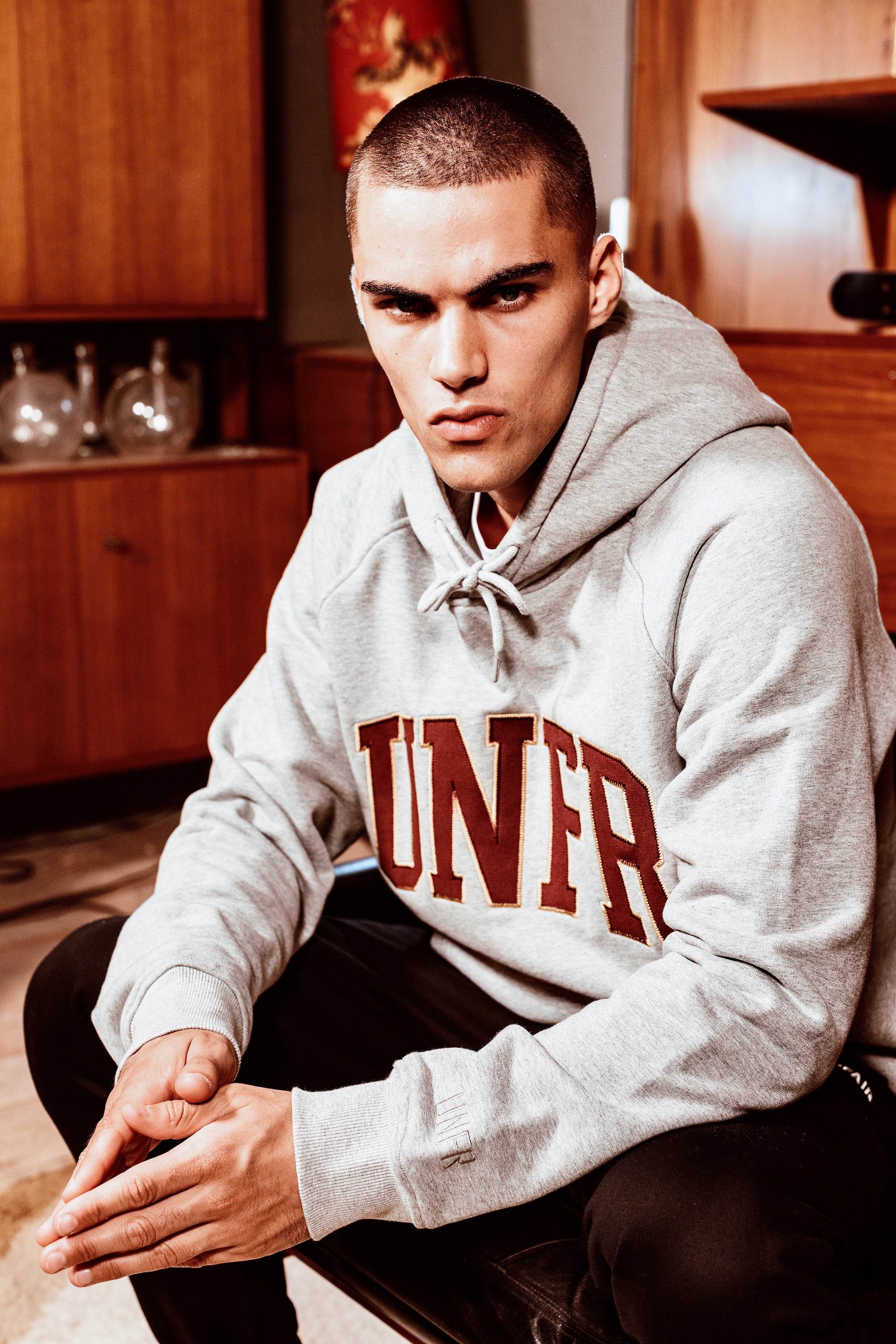Unfair Athletics UNFR College Hoodie (burgundy) - Blue Mountain Store