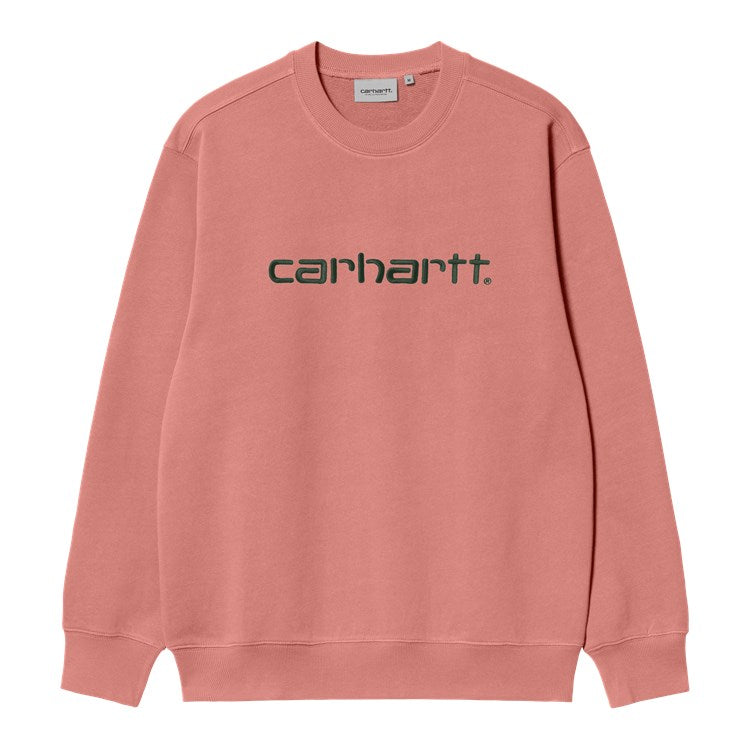 Carhartt WIP Carhartt Sweat (Dusty Rose / Sycamore Tree) - Blue Mountain Store