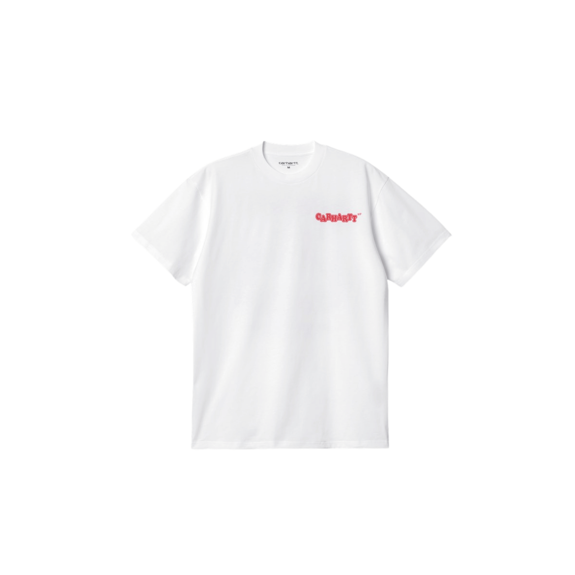Carhartt WIP S/S Fast Food T-Shirt (white/red) - Blue Mountain Store