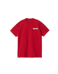 Carhartt WIP S/S Fast Food T-Shirt (red/white) - Blue Mountain Store