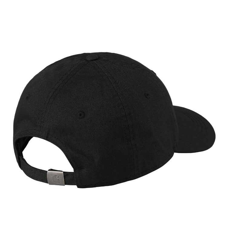 Carhartt WIP Madison Logo Cap (black/wax) - Blue Mountain Store