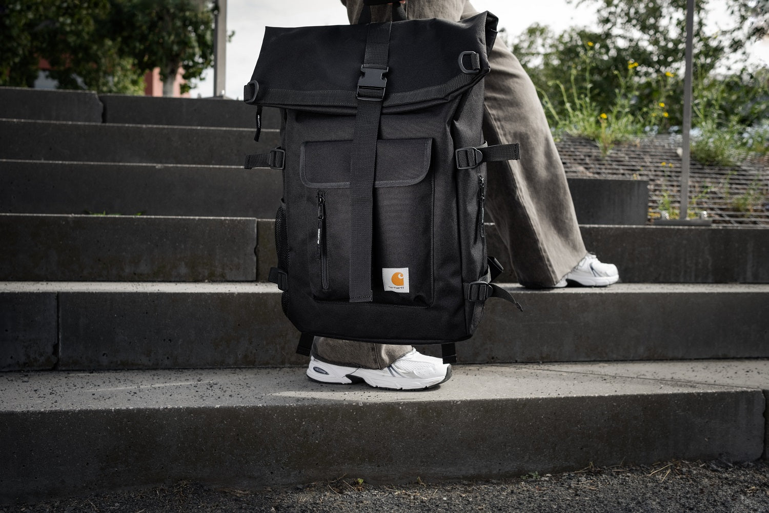 Carhartt WIP Philis Backpack Rucksack (black) - Blue Mountain Store