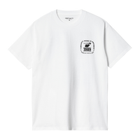 Carhartt WIP S/S Stamp State T-Shirt (white/black) - Blue Mountain Store