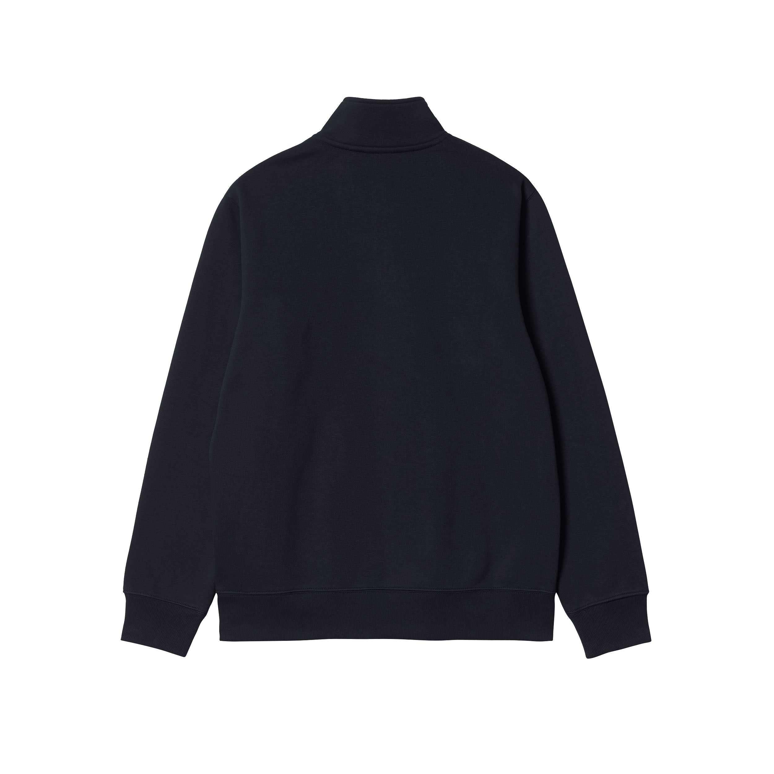Carhartt WIP Chase Neck Zip Sweatshirt (black/gold) - Blue Mountain Store