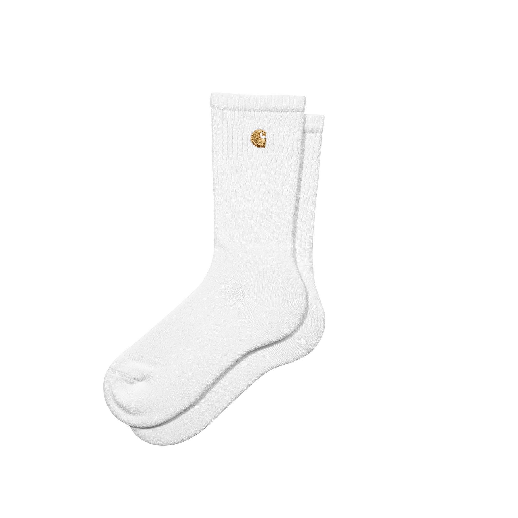 Carhartt WIP Chase Socks (white/gold) - Blue Mountain Store
