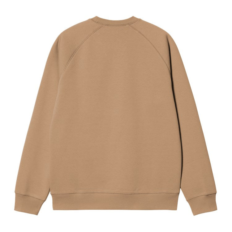 Carhartt WIP S/S Chase Sweat (Dusty H Brown / Gold) - Blue Mountain Store