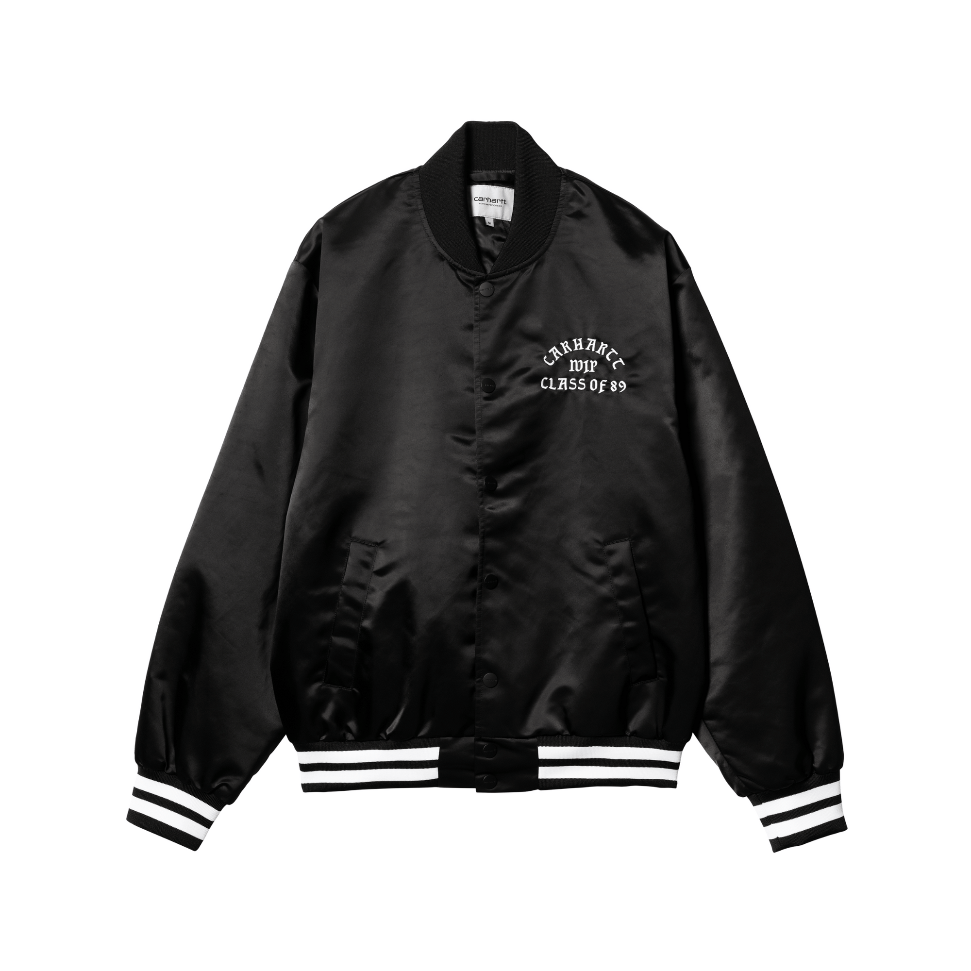 Carhartt WIP Class of 89 Bomber Jacket (black/white) - Blue Mountain Store