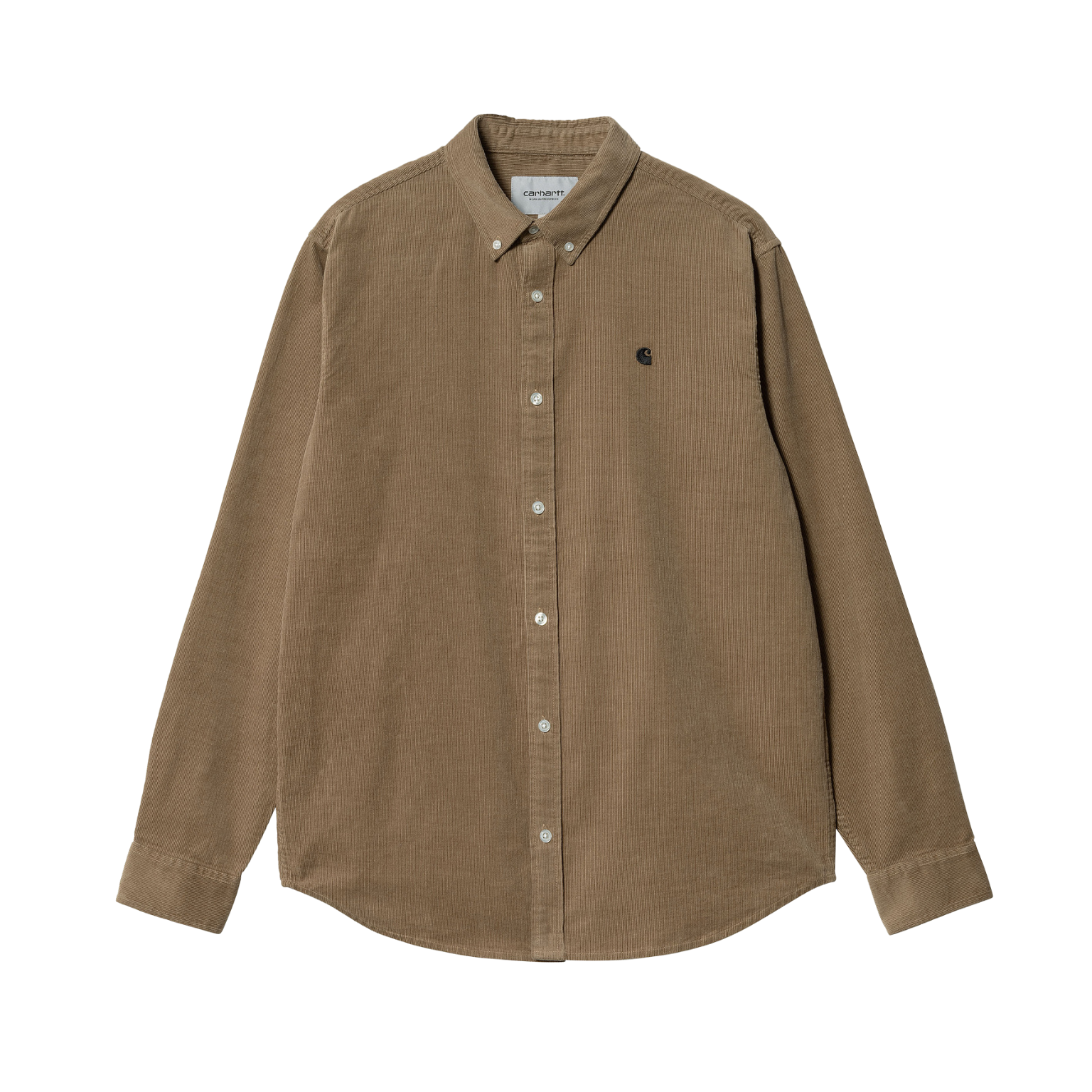 Carhartt WIP L/S Madison Fine Cord Shirt (buffalo/black) - Blue Mountain Store