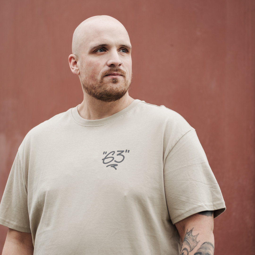 SECHSDREI x BAR Oversize Tee (wet sand) - Blue Mountain Store