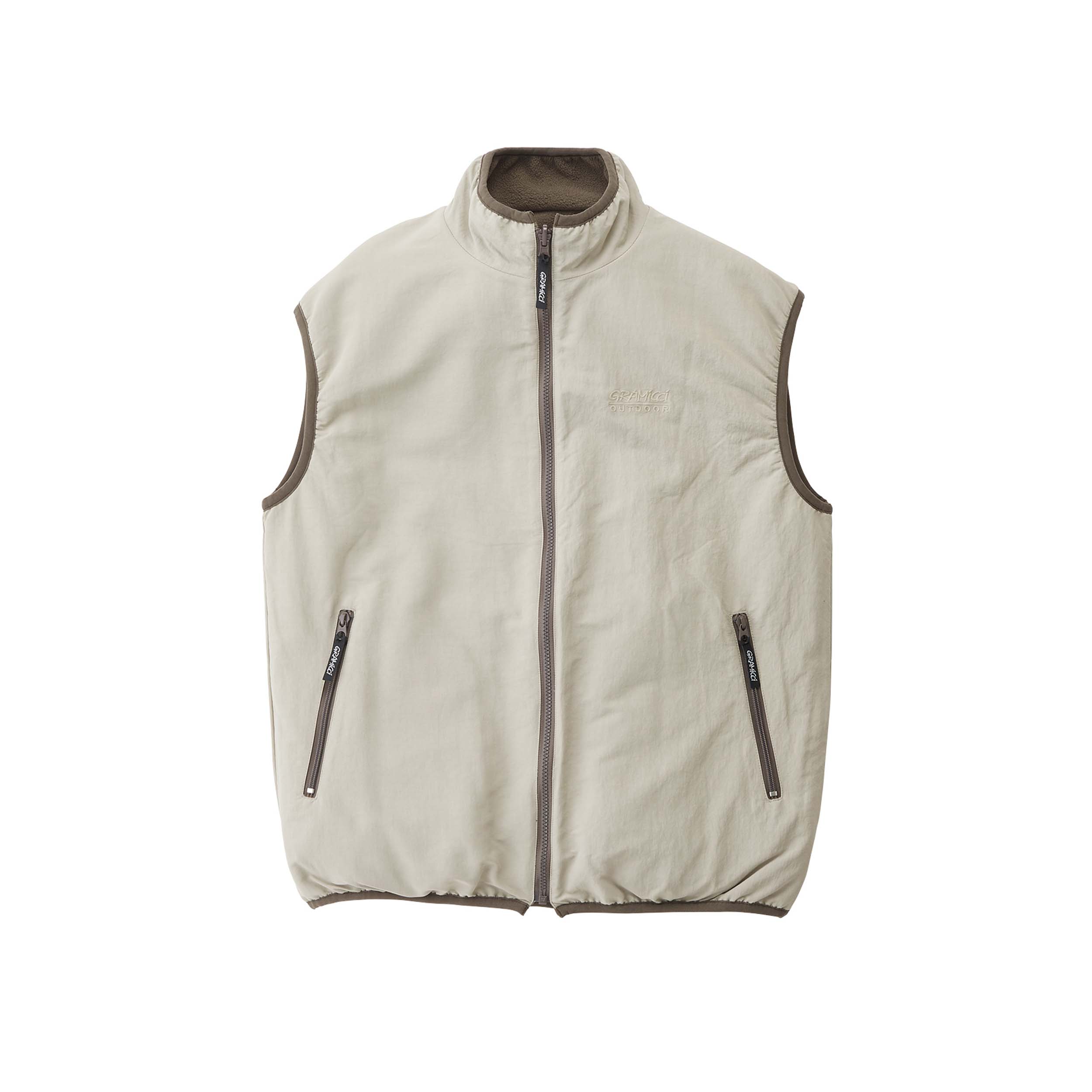Gramicci Reversible Fleece Vest (taube) - Blue Mountain Store