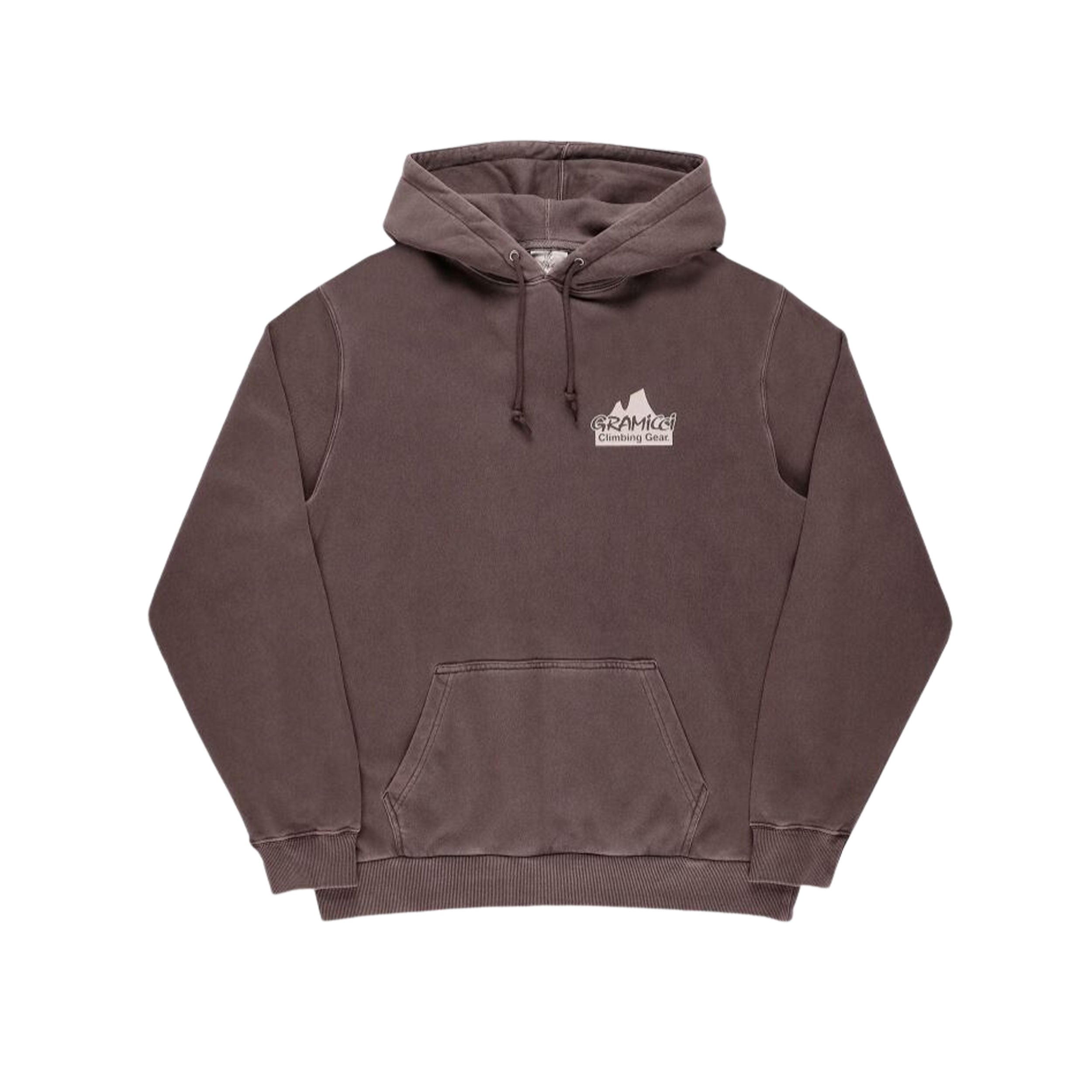 Gramicci Climbing Gear Hooded Sweatshirt (brown pigment) - Blue Mountain Store