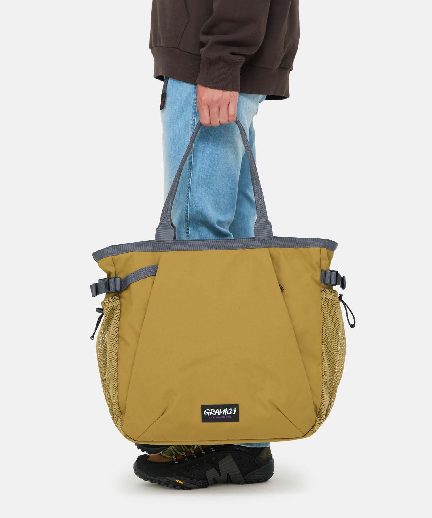Gramicci Cordura Tote Bag (tan) - Blue Mountain Store