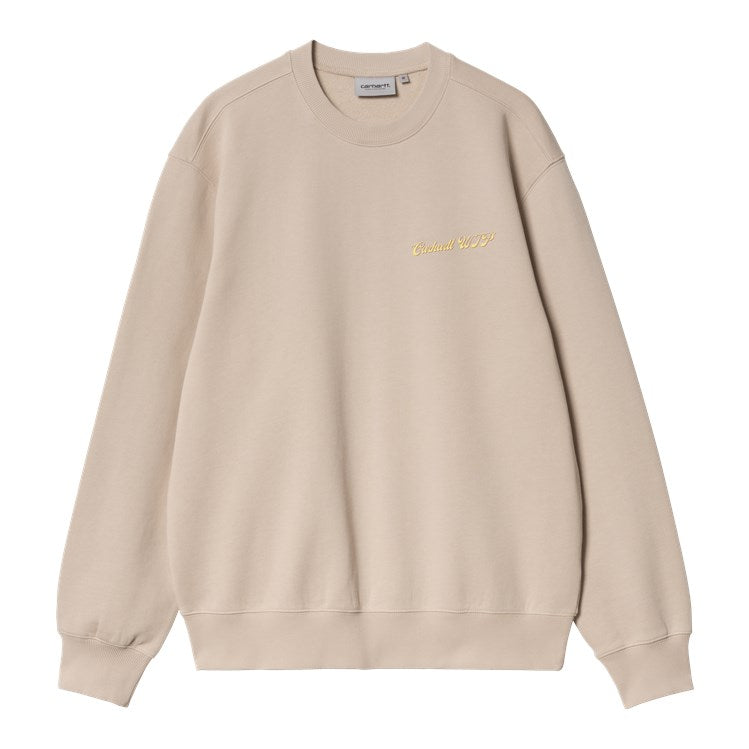 Carhartt WIP Greatest Hits Sweat (Fleur De Sel) - Blue Mountain Store