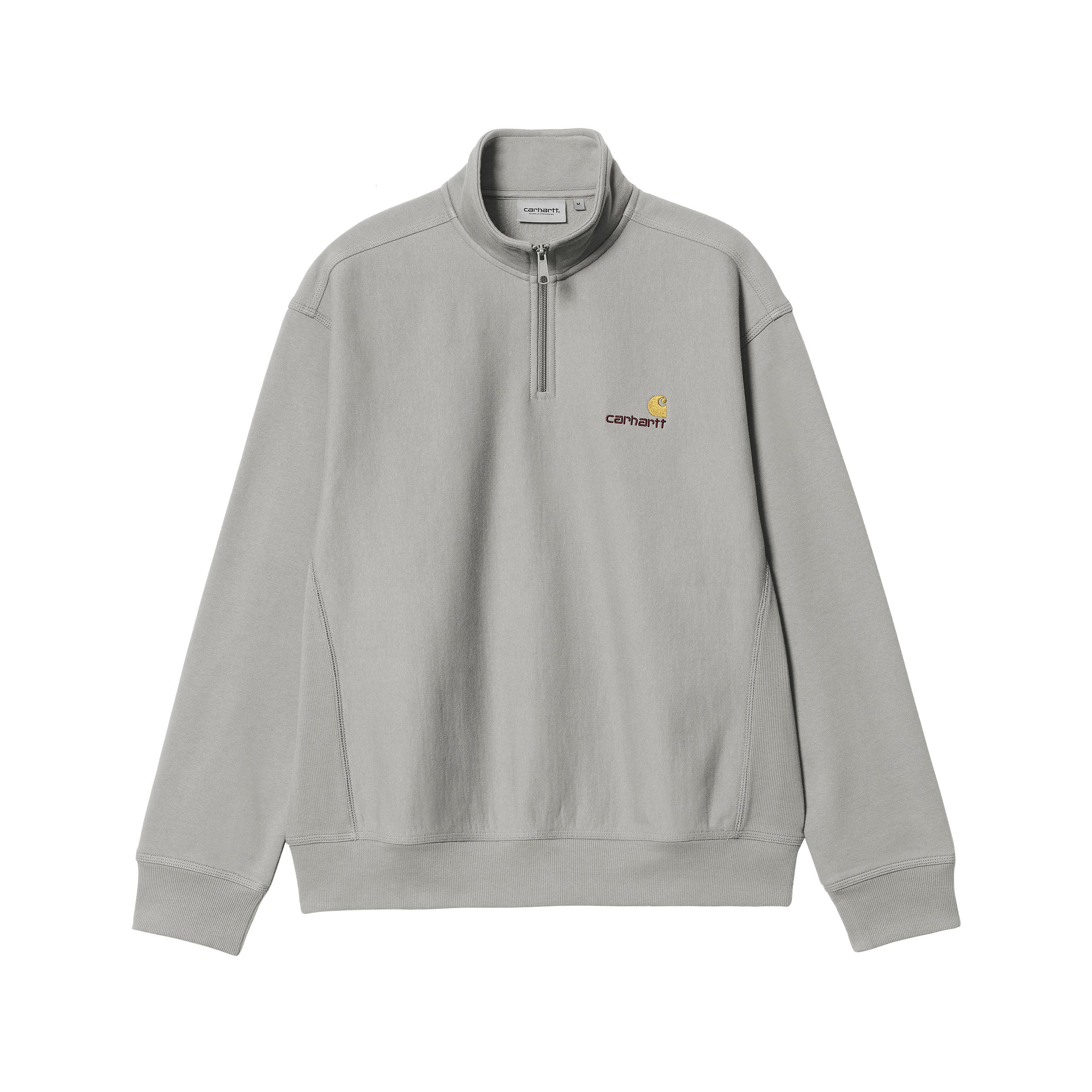 Carhartt WIP Half Zip American Script Sweat (marengo) - Blue Mountain Store