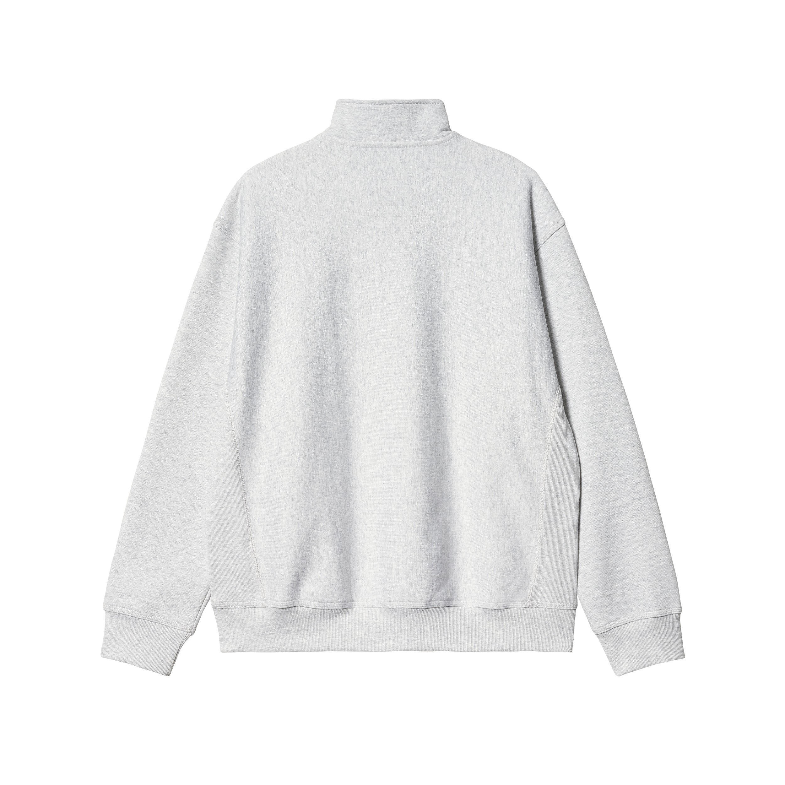 Carhartt WIP Half Zip American Script Sweat (ash heather) - Blue Mountain Store