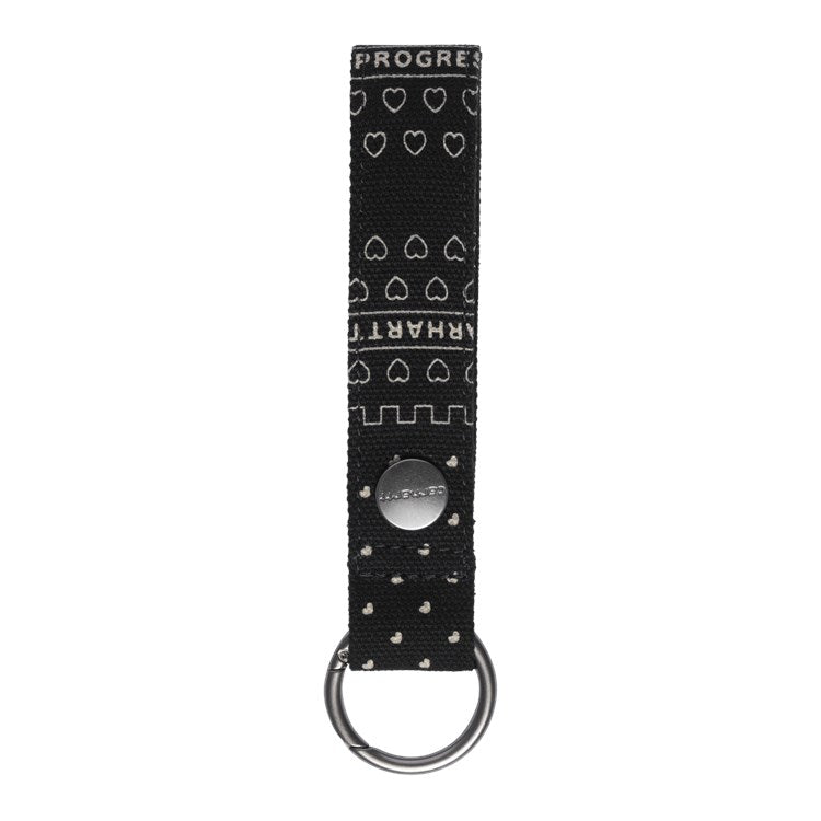 Carhartt WIP Heart Bandana Keyholder (black) - Blue Mountain Store