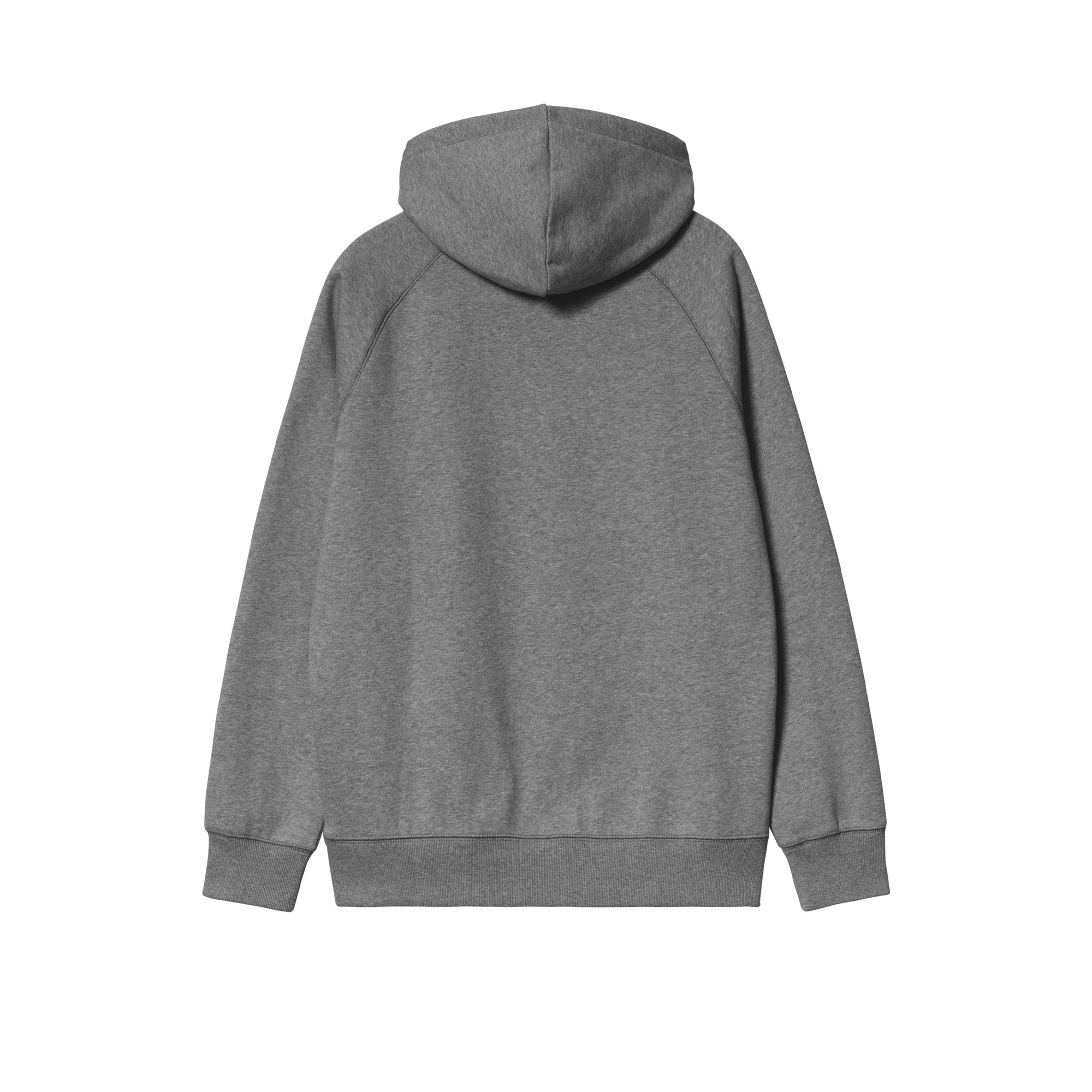 Carhartt WIP Hooded Chase Sweat (dark grey heatherl/gold) - Blue Mountain Store