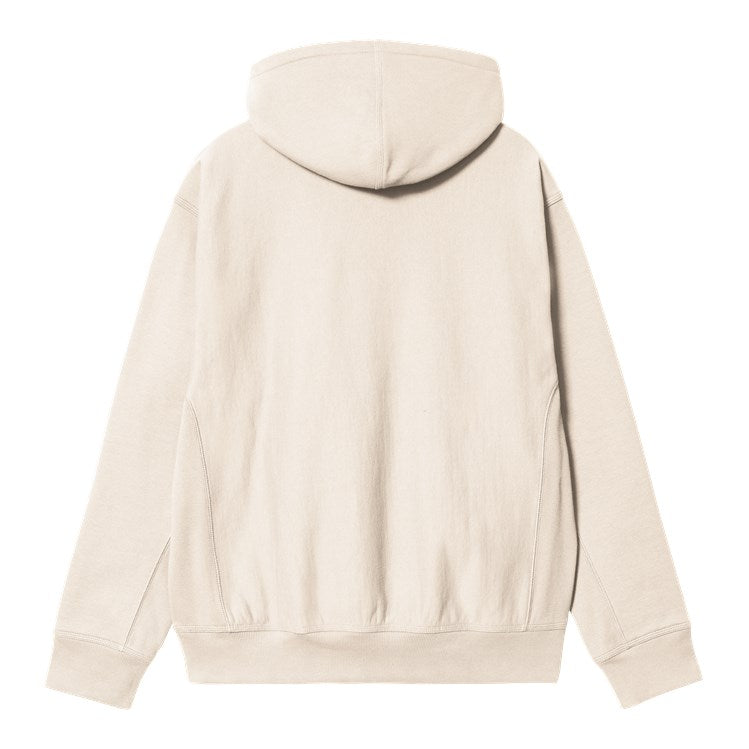 Carhartt WIP Hooded American Script Sweat (moonbeam) - Blue Mountain Store
