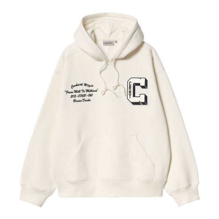 Carhartt WIP Hooded Brown Ducks Sweat  (wax) - Blue Mountain Store