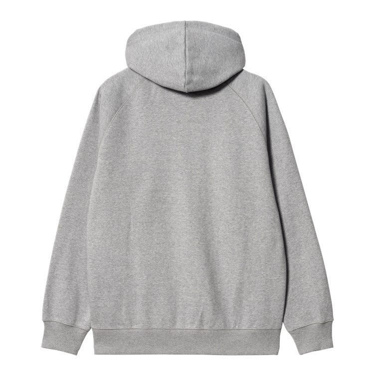 Carhartt WIP Hooded Chase Jacket (grey heather/gold) - Blue Mountain Store