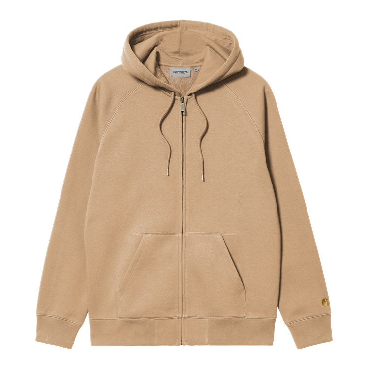 Carhartt WIP Hooded Chase Jacket (Dusty H Brown / Gold) - Blue Mountain Store