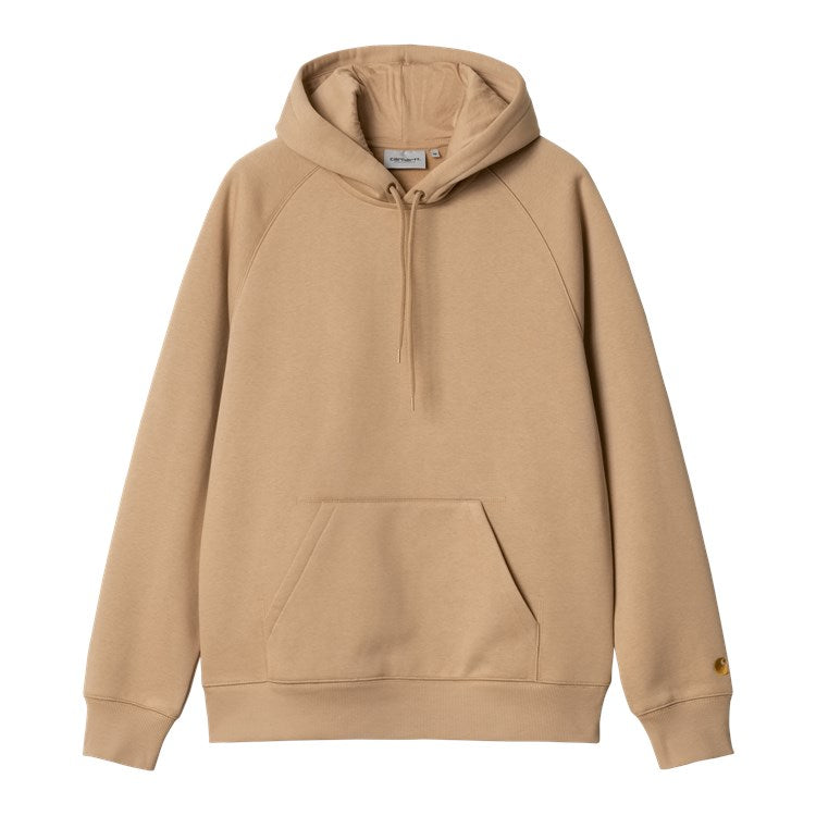 Carhartt WIP Hooded Chase Sweat ( Dusty H Brown / Gold) - Blue Mountain Store