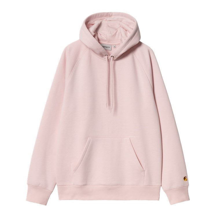 Carhartt WIP Hooded Chase Sweat (Air Pink / Gold ) - Blue Mountain Store