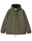 Carhartt WIP Hooded Coach Jacket (cypress/black) - Blue Mountain Store