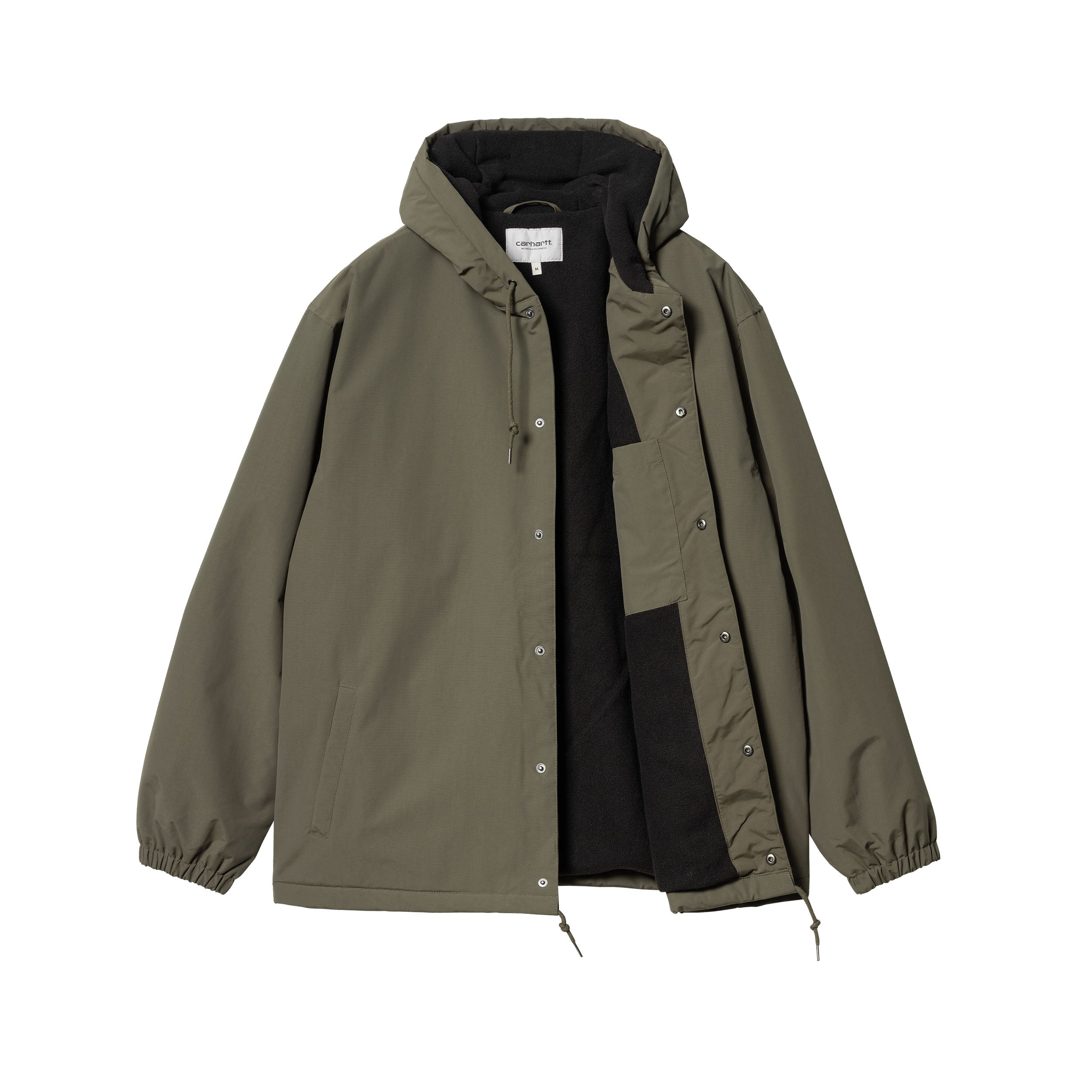 Carhartt WIP Hooded Coach Jacket (cypress/black) - Blue Mountain Store