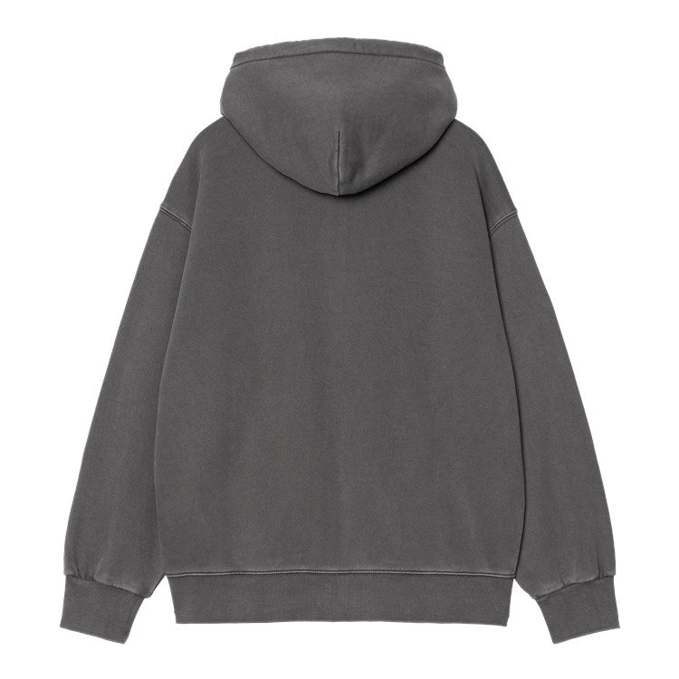 Carhartt WIP Hooded Nelson Jacket (Graphite garment dyed) - Blue Mountain Store