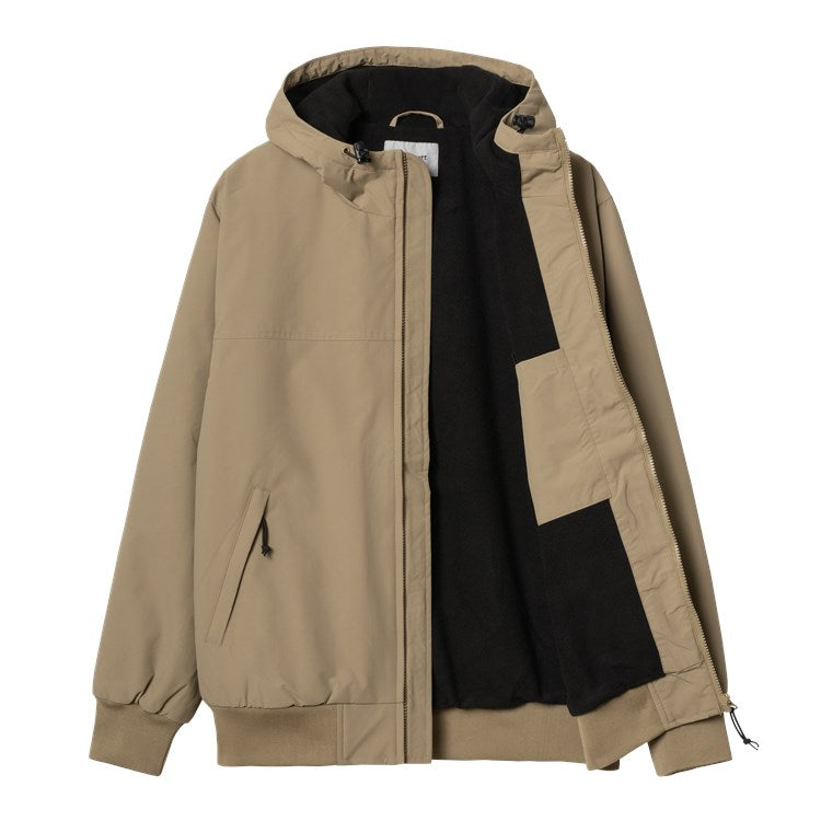Carhartt WIP Hooded Sail Jacket (leather/black) - Blue Mountain Store