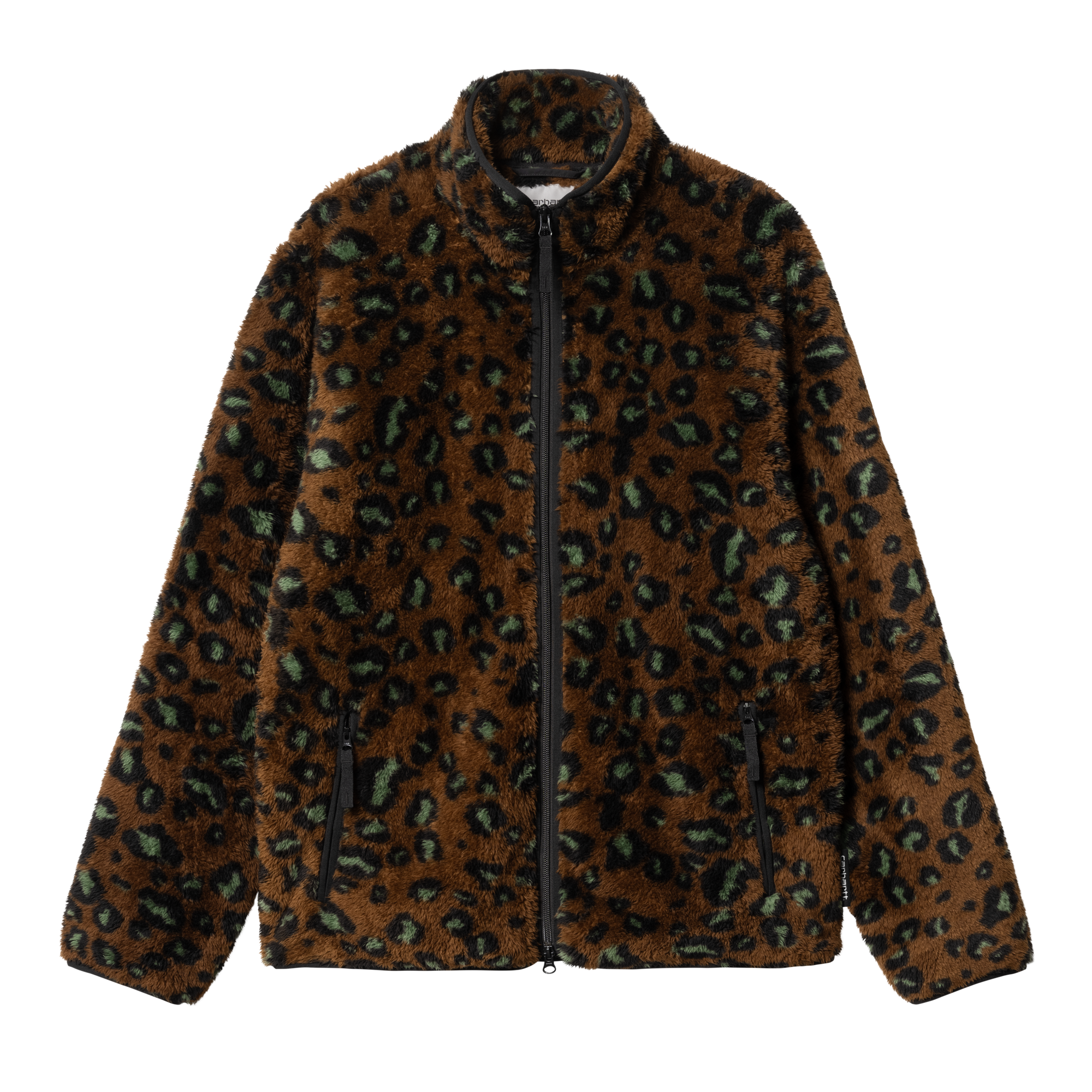 Carhartt WIP Jebson Sweat Jacket (Camo Leo Tamarind / Black) - Blue Mountain Store