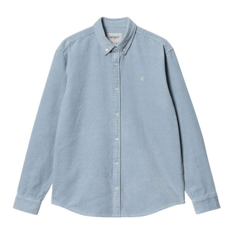 Carhartt WIP L/S Madison Cord Shirt (Dusty Ice/wax) - Blue Mountain Store