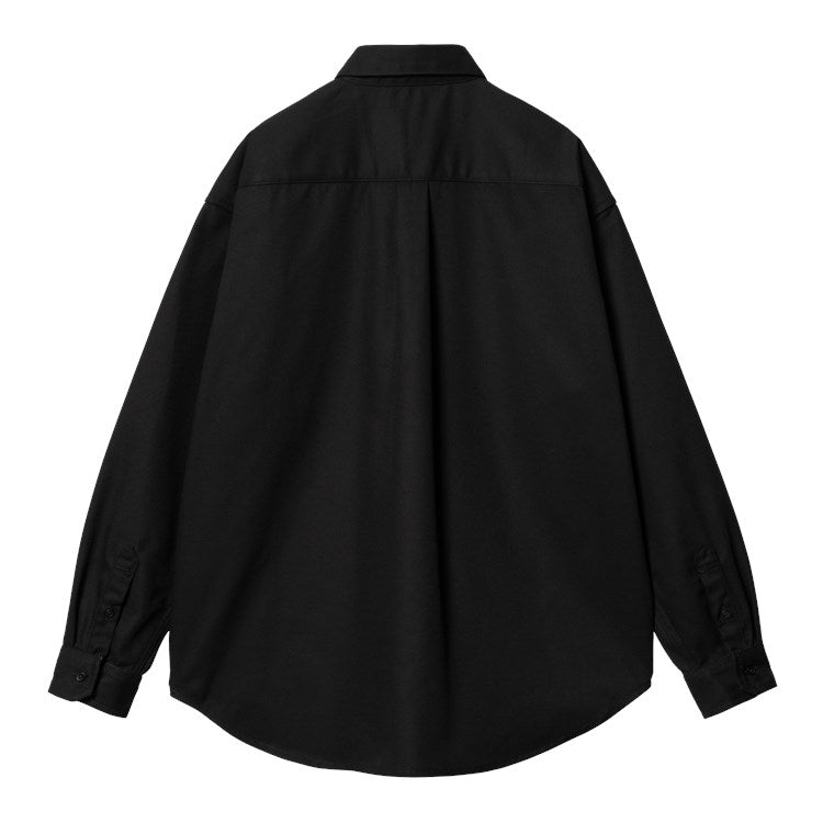 Carhartt WIP L/S Module Script Shirt (Black / White rigid) - Blue Mountain Store