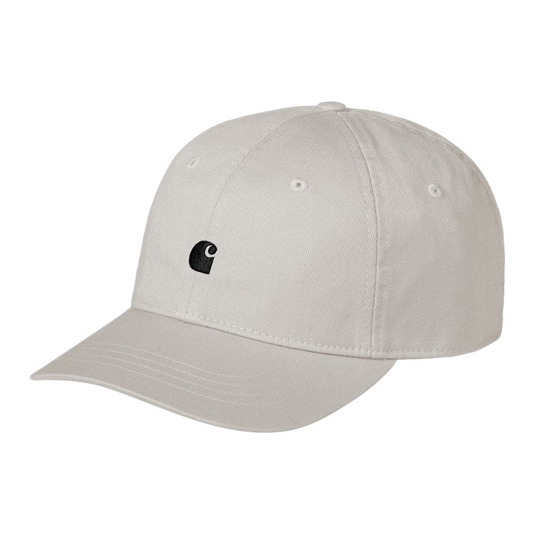 Carhartt WIP Madison Logo Cap (moonbeam/black) - Blue Mountain Store